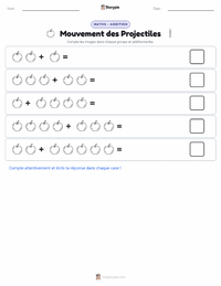 Aperçu de la feuille de travail imprimable Mouvement