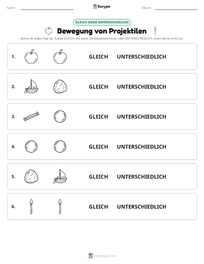 Gleich oder Anders