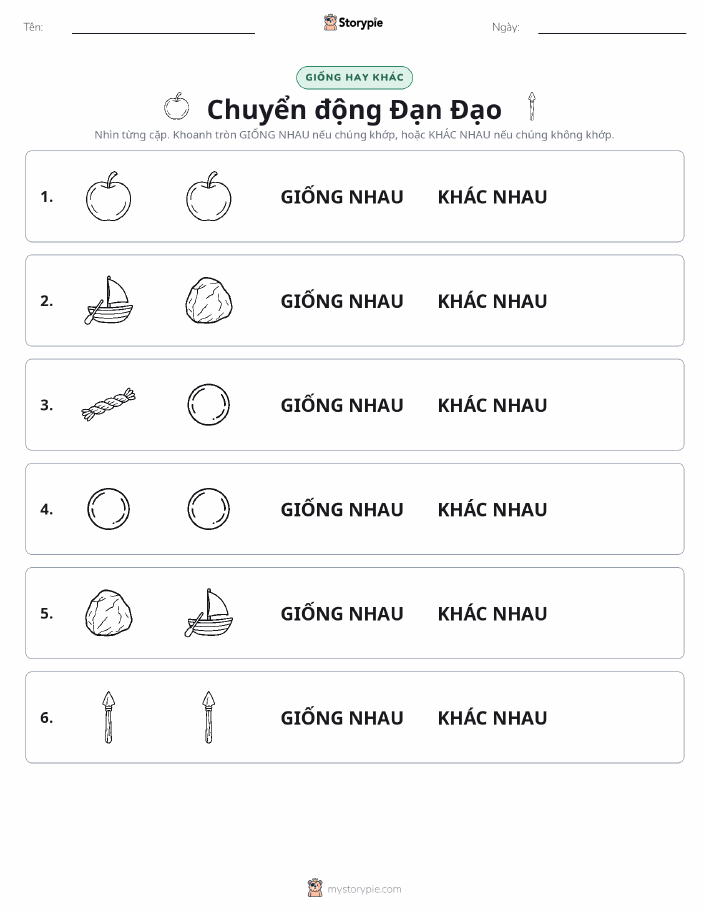 Giống Hay Khác