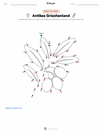 Antikes Griechenland druckbare Arbeitsblatt Vorschau