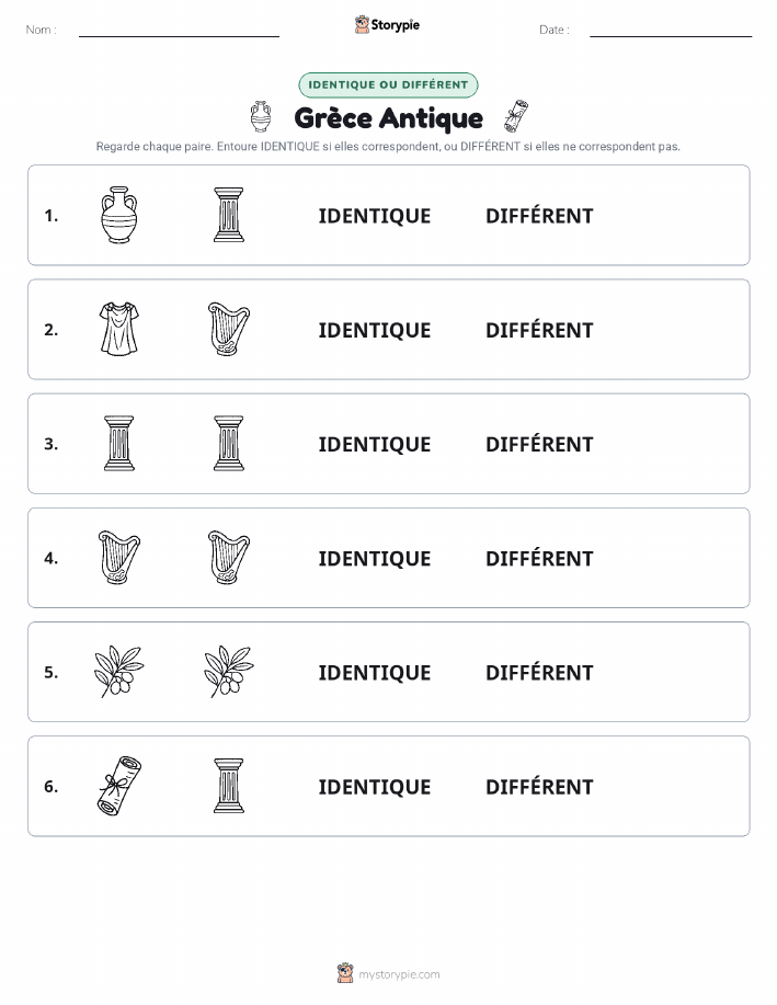Identique ou Différent