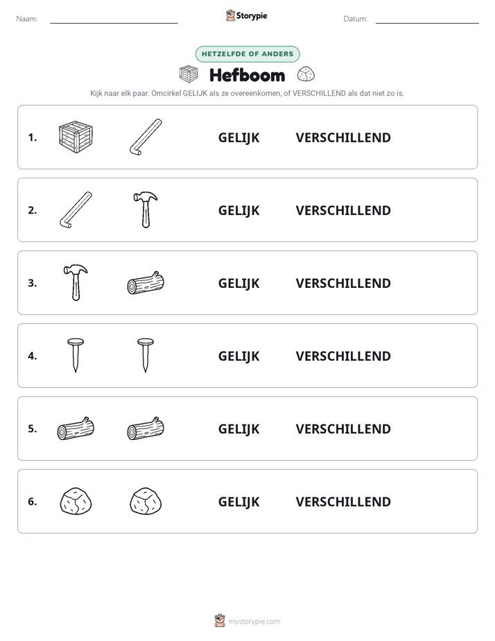 Zelfde of Verschillend