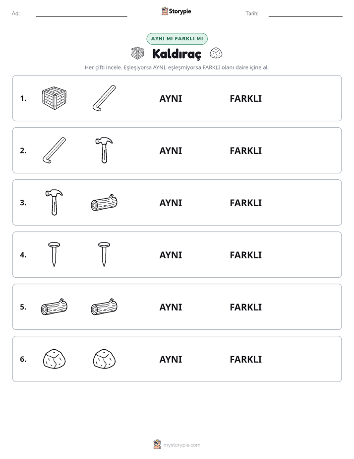 Aynı mı Farklı mı