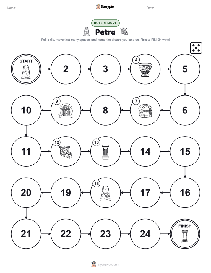 Roll & Move Game