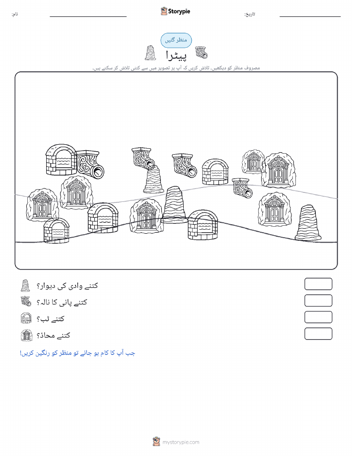 گنتی کا منظر