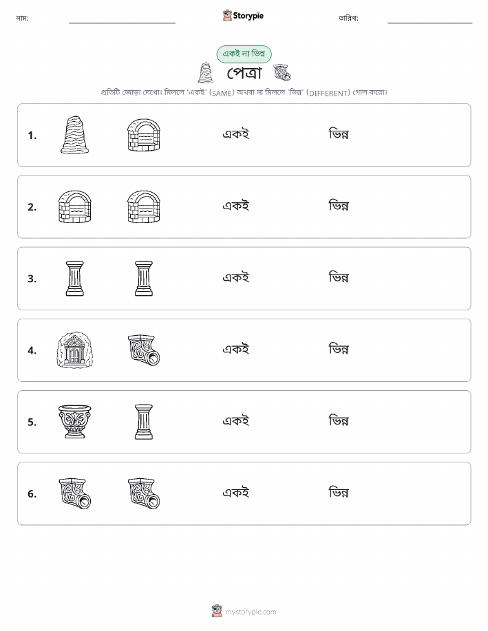 একই বা ভিন্ন