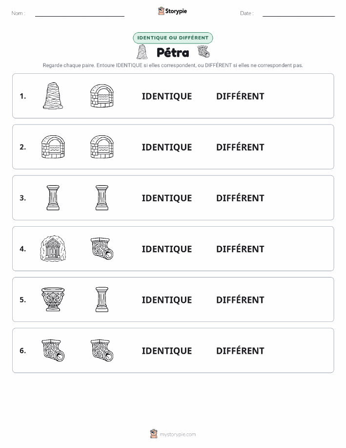 Identique ou Différent