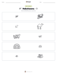 Nabataeans printable worksheet preview