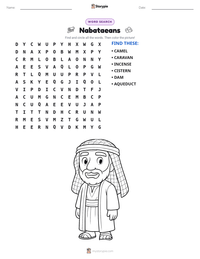 Nabataeans printable worksheet preview