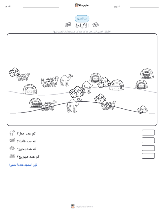 مشهد العد