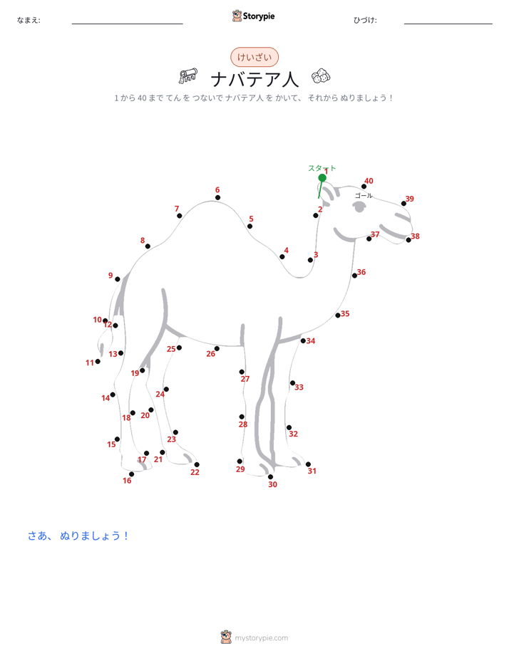 点つなぎ