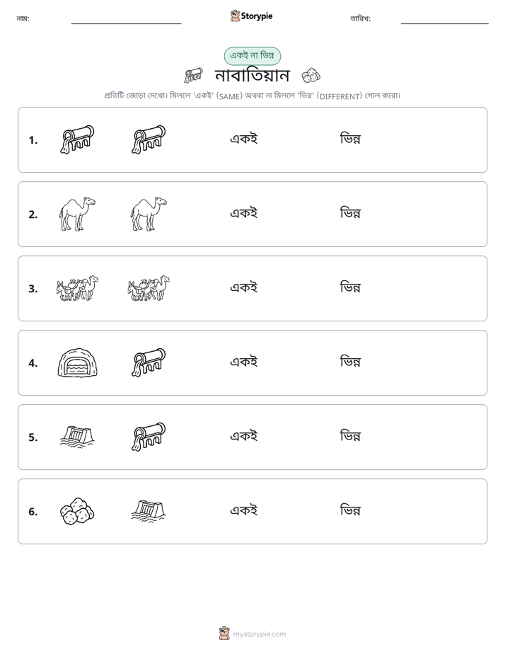 একই বা ভিন্ন