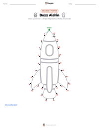 Anteprima della scheda stampabile di Buzz Aldrin