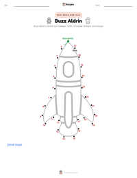 Buzz Aldrin yazdırılabilir çalışma sayfası önizlemesi