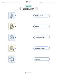 Vista previa de la hoja de trabajo imprimible de Buzz Aldrin