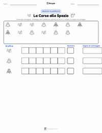 Anteprima della scheda stampabile di Corsa allo Spazio