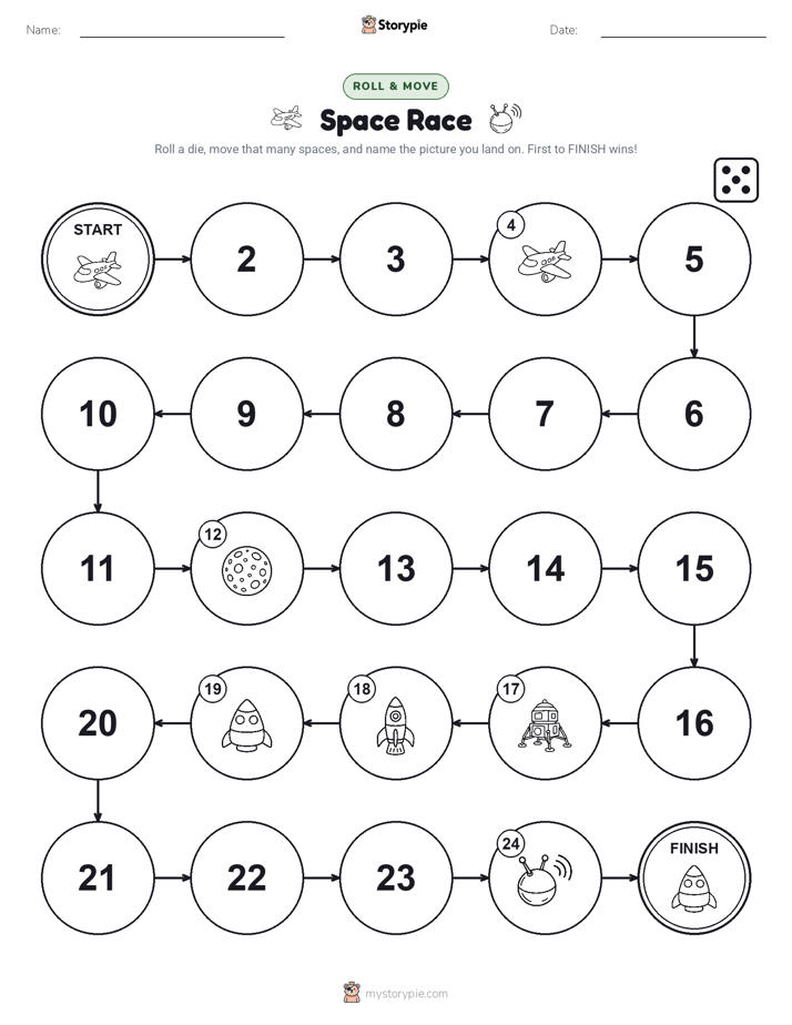 Roll & Move Game