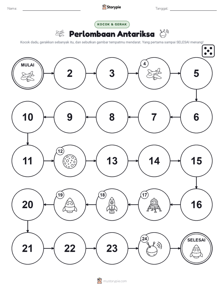 Permainan Gulung & Pindah