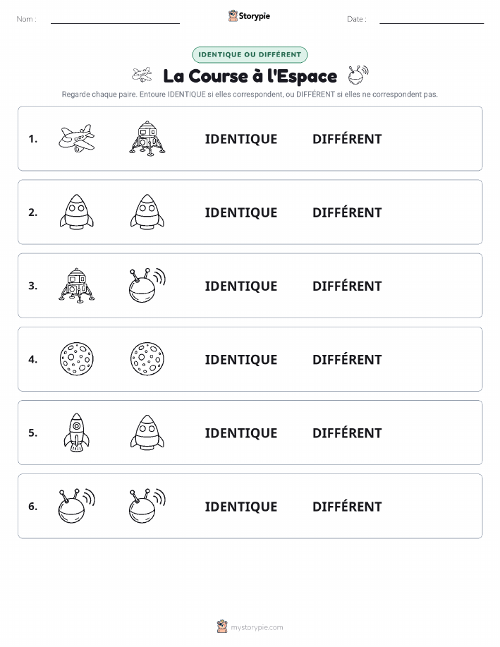 Identique ou Différent