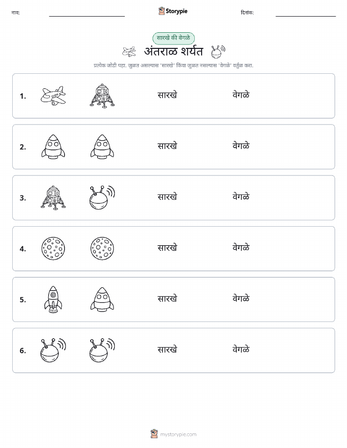 समान की भिन्न