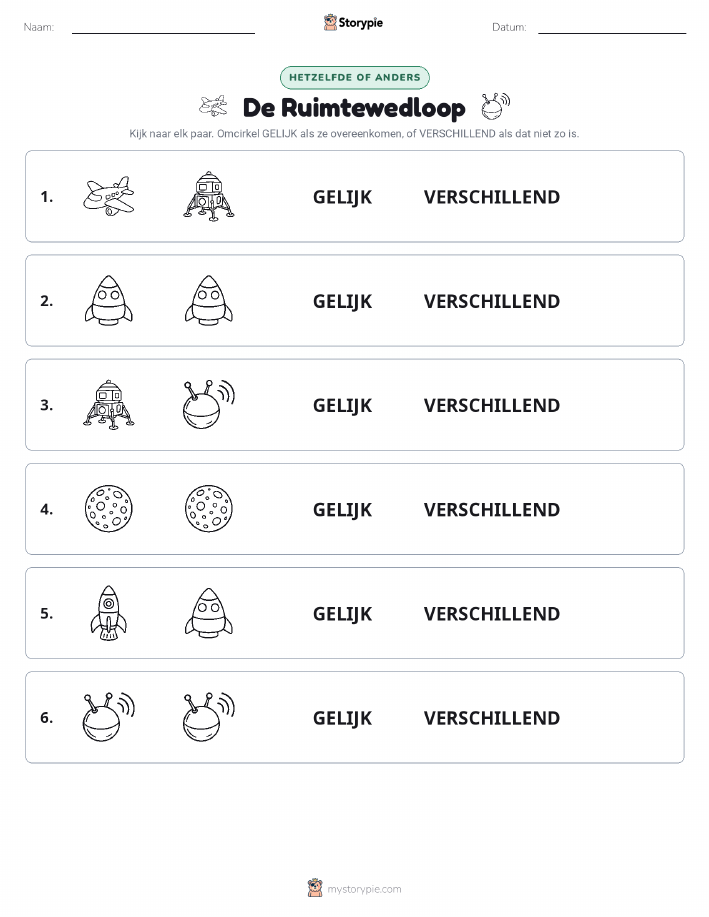 Zelfde of Verschillend