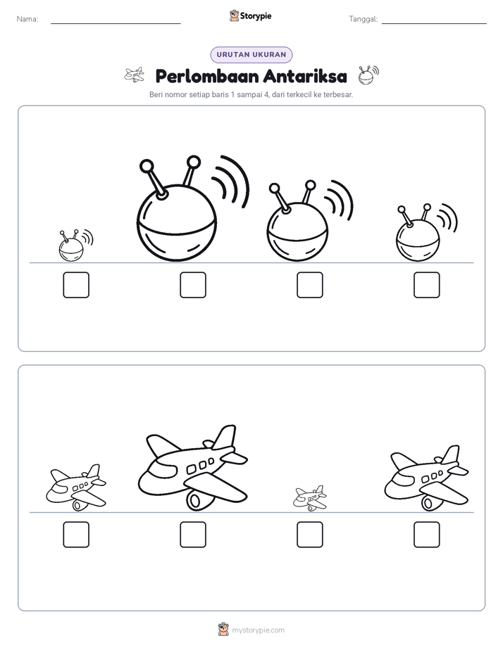 Urutan Ukuran