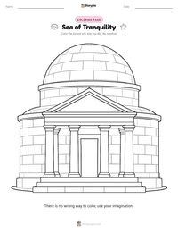 Sea of Tranquility printable worksheet preview