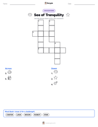 Sea of Tranquility printable worksheet preview