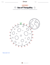 Sea of Tranquility printable worksheet preview