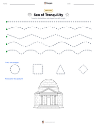 Sea of Tranquility printable worksheet preview