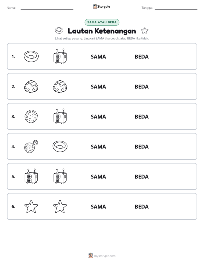 Sama atau Berbeda