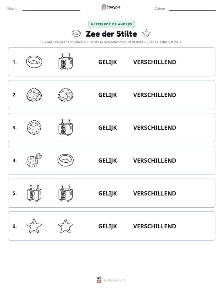 Zelfde of Verschillend
