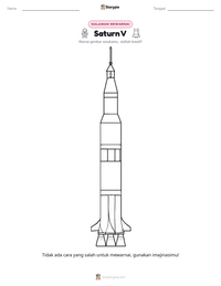 Prabaca lembar kerja cetak Saturn V