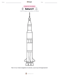 Anteprima della scheda stampabile di Saturn V