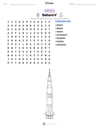 Prabaca lembar kerja cetak Saturn V