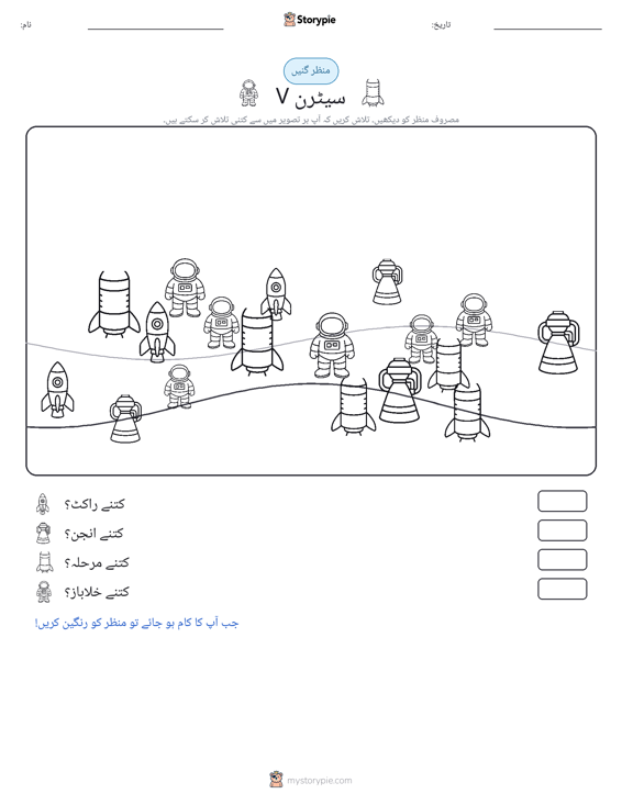گنتی کا منظر