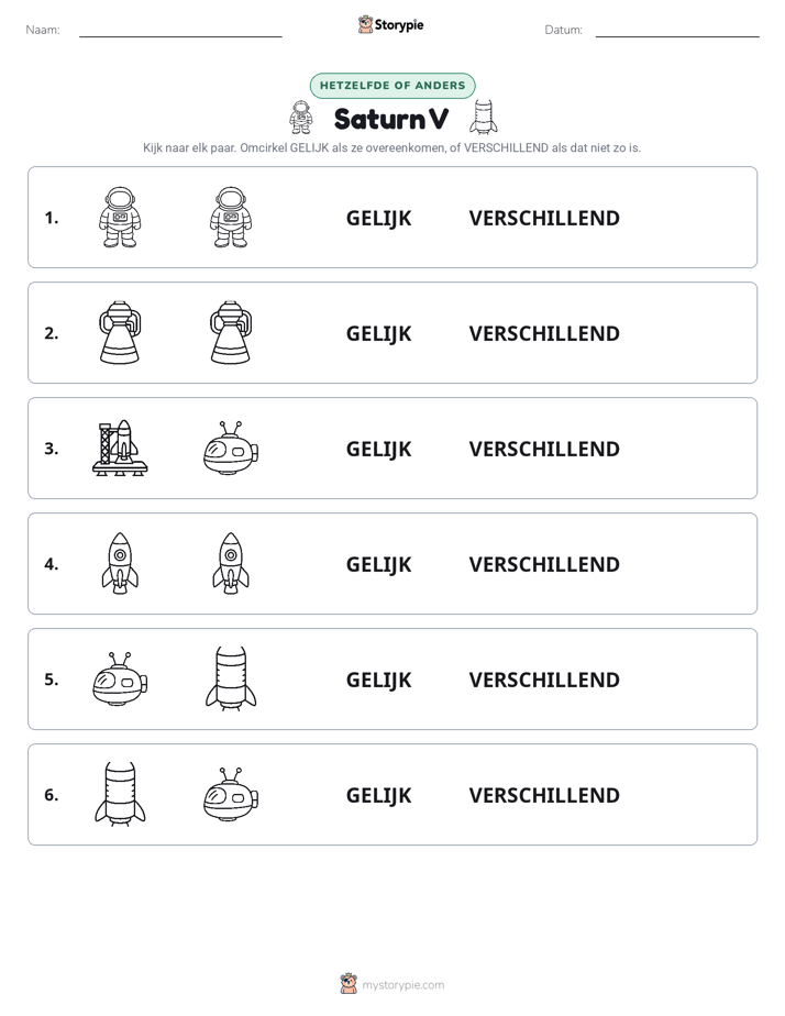 Zelfde of Verschillend