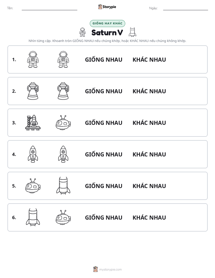 Giống Hay Khác