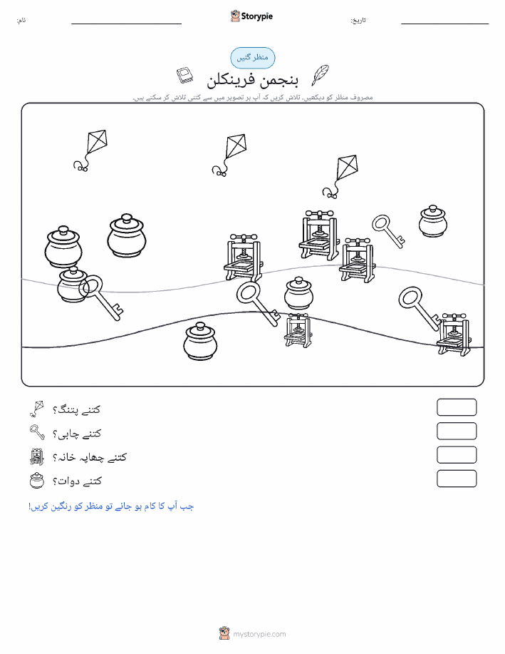 گنتی کا منظر