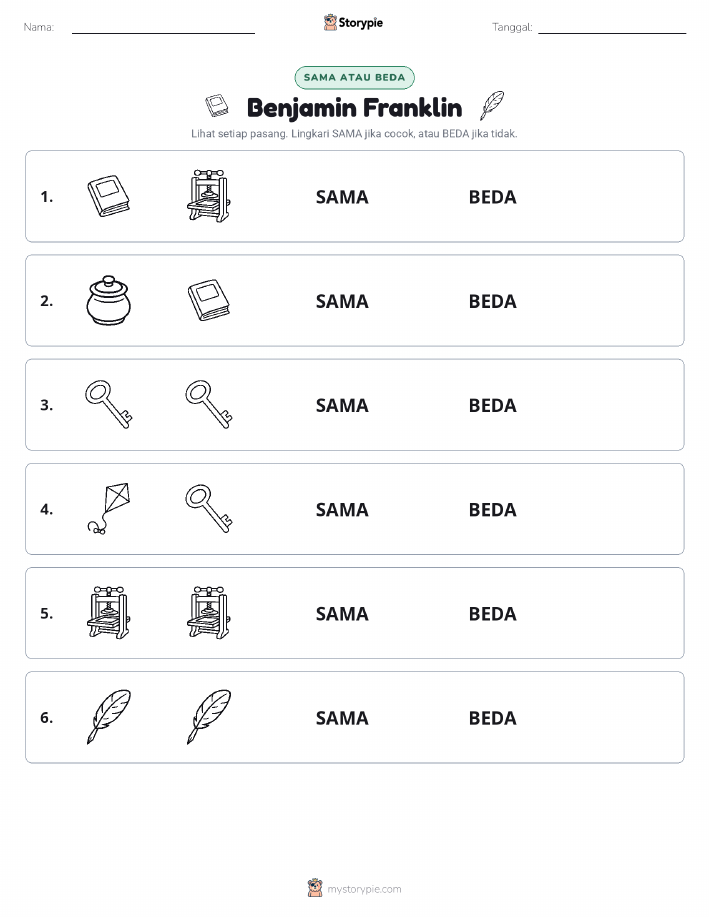 Sama atau Berbeda