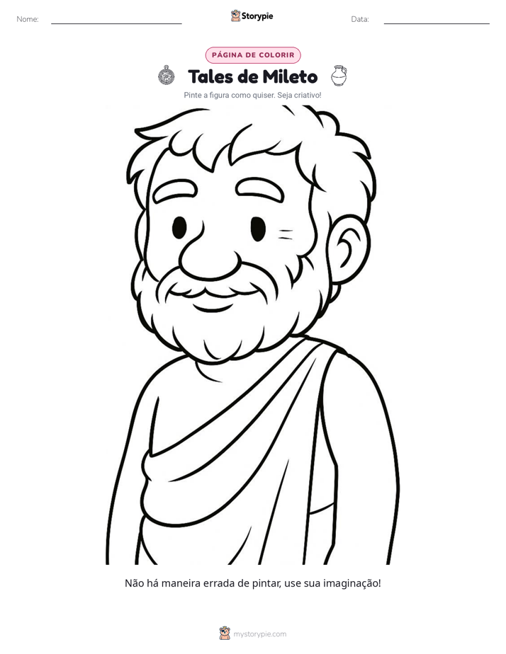 Página para colorir