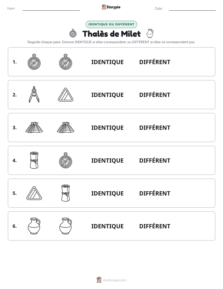 Identique ou Différent