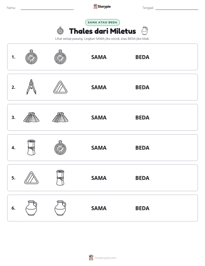 Sama atau Berbeda