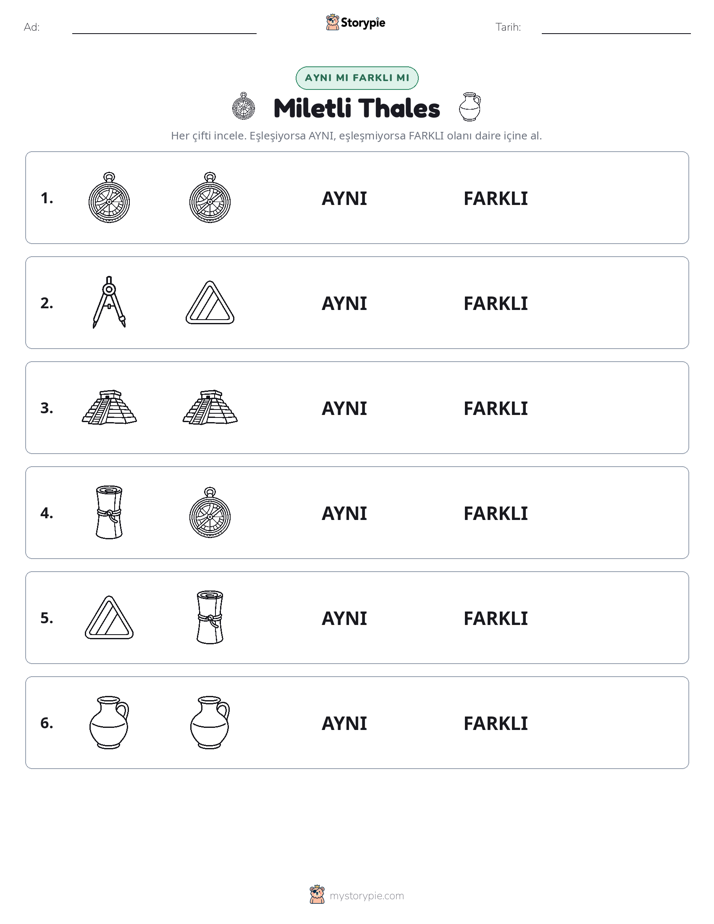 Aynı mı Farklı mı