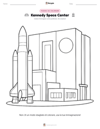 Anteprima della scheda stampabile di Kennedy Space Center