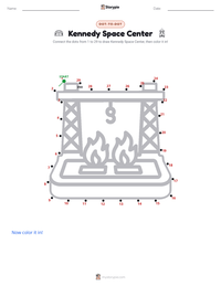 Kennedy Space Center printable worksheet preview