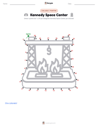 Anteprima della scheda stampabile di Kennedy Space Center
