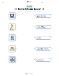 Kennedy Space Center printable worksheet preview