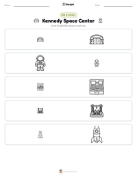 Kennedy Space Center printable worksheet preview