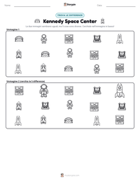 Anteprima della scheda stampabile di Kennedy Space Center